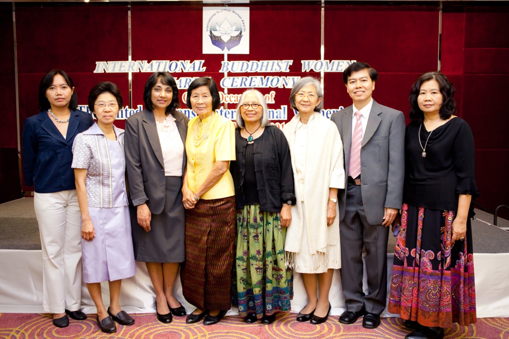 Anita Carter at the Outstanding Women in Buddism Awards